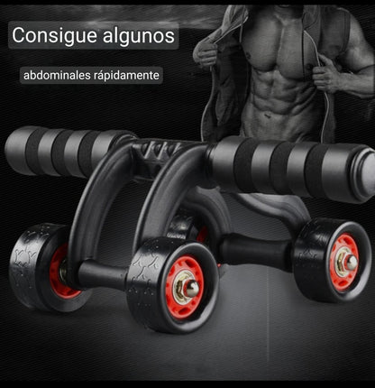 RUEDA DE ABDOMINALES DOBLES EJERCICIO