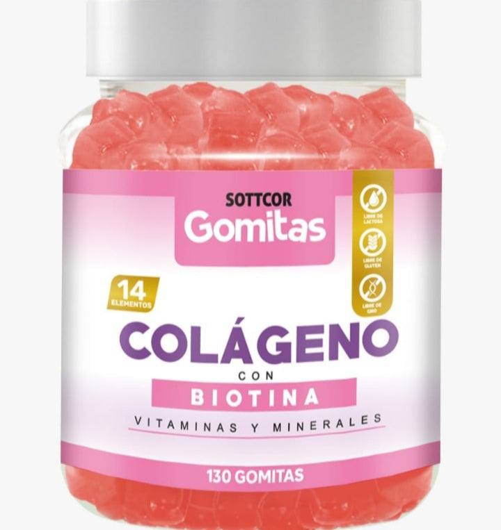 Gomitas de colágeno con biotina