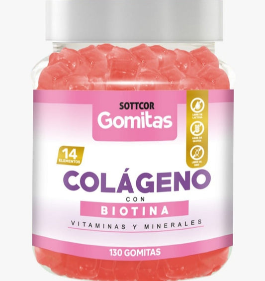 Gomitas de colágeno con biotina