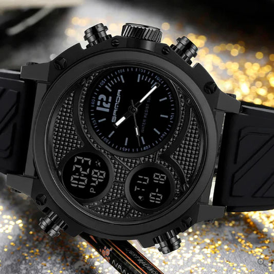 RELOJ SANDA 3002 NEGRO